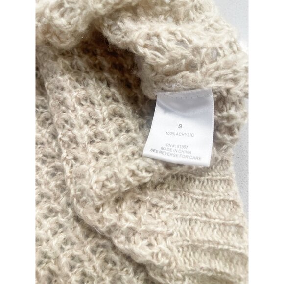 JJ Basics Cable-Waffle Knit Pull Over Sweater SZ S - Picture 7 of 9